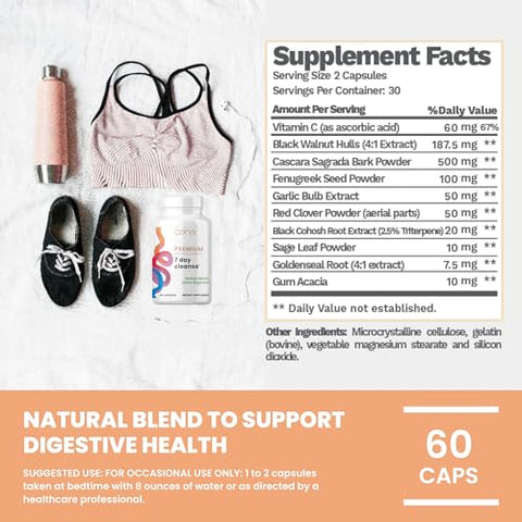 Oona Health - Premium 7 Day Cleanse: Detox Avançado com Mistura Herbal Exclusiva – 7 Dias de Limpeza Intensa