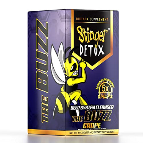 Buzz 5X Bebida Extra Forte Sabor Uva – 240 ml – 2 Unidades - Stinger Detox