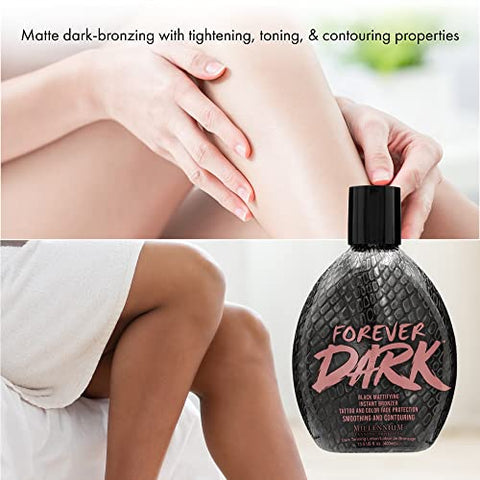 Millennium Tanning Products - Bronzeador Instantâneo Forever Dark Millennium Tanning, Efeito Matte, 13.5 Ounces (400ml)