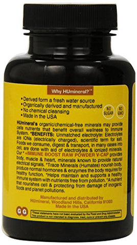 HUmineral - Humic and Fulvic Mineral Immune Boost – Pó Mineral Cru em Pó, 60 Unidades – Marca Primeiro
