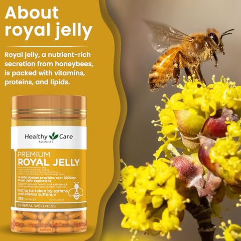Royal Jelly 1000 – 365 Cápsulas – Suplementos da Austrália – Cuidados Saudáveis - Healthy Care