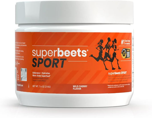 SuperBeets Sport Pó Pré-Treino – Certificado NSF para Esportes – Energia Livre de Cafeína – Suplemento de Óxido Nítrico – Creatina - humanN