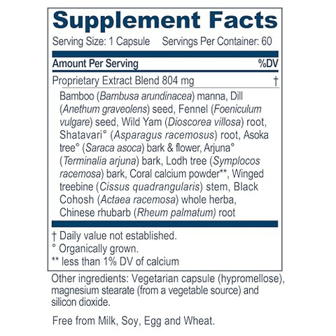 Eleg Fem – Cápsulas Vegetarianas para Menopausa, Equilíbrio Hormonal, 60 Cápsulas - Ayush Herbs