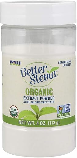 Foods Organic BetterStevia, 113g – Adoçante Natural Orgânico - NOW