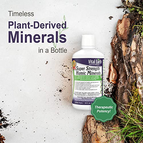 Suplemento de Ácido Fúlvico com 70 Minerais Traços e Eletrólitos para Desintoxicação - Vital Earth Minerals
