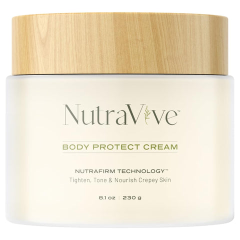 Creme NutraVive Body Protect – Hidratante Anti-Envelhecimento para Pele Flácida, 240g – Firmeza e Tonificação