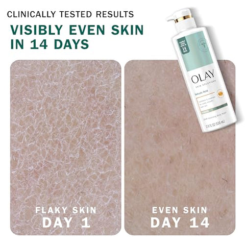 Skin Solutions Sabonete Líquido Hidratante para Mulheres com Ácido Salicílico, 500 ml (Pack com 4 unidades) - Olay