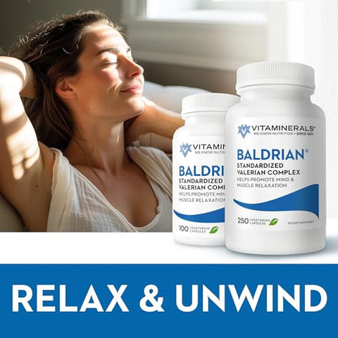 Vitaminerals - Baldrian® Original Relaxante Natural Padronizado Valeriana (250g)