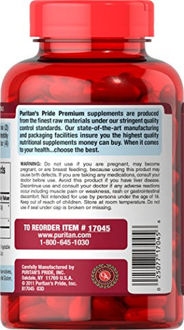 Puritan's Pride - Puritan’s Pride Q-Sorb CoQ10 Plus Red Yeast Rice – 120 Softgels | Potente Antioxidante e Suporte Cardiovascular