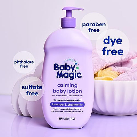 Loção Calmante para Bebês Baby Magic, Lavanda – 200ml