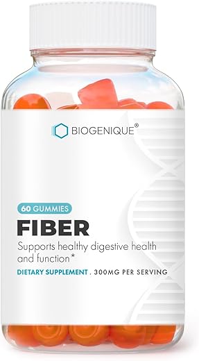 Biogenique - Gomas de Fibra para Saúde Digestiva – Marca: Fiber Gummies