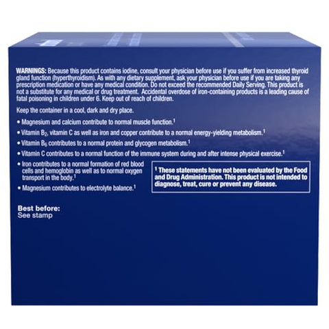 Sport: Suplemento Premium de Nutrição Esportiva com Vitaminas A, B, C, D, E, Zinco, Iodo, Coenzima Q10, L-Carnitina, Ômega-3 e Minerais Essenciais para Desempenho Máximo em 30 Dias - Orthomol