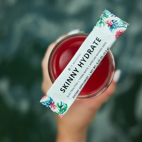 Skinny Hydrate – Summer Splash | Mistura Hidratante Queima Gordura com Chá Verde | Marca It Works! - It Works!