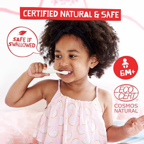 JACK N' JILL ................. SINCE 1949 - Jack N’ Jill Pasta de Dente Natural para Bebês, Crianças e Infantes de 6 Meses – Marca Jack N’ Jill