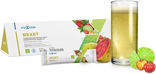 FuXion REXET: Mantenha a Função Metabólica Ótima do Fígado para o Bodybuilding, Promova a Função Depurativa do Sistema Digestivo (28 Sticks) - Cekaso