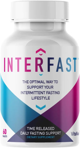InterFast - Advanced Biohacker: Suplemento Jejum Intermitente, Vitaminas Metabólicas com B12, B6, Eletrólitos, Estimulador de Metabolismo, Suplemento para Perda de Peso, 80mg Cafeína (30 Porções)