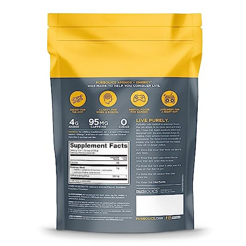Purbolics - Aminos Energy | Recuperação e Energia | Suporte para o Corpo | 300g