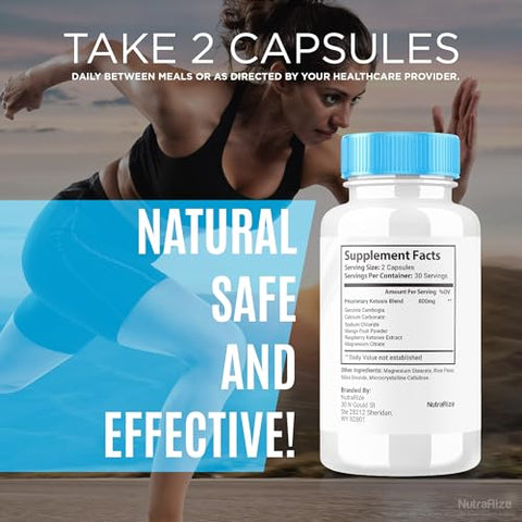 NutraRize - (2 Pacotes) Ketosyn Cleanse – Limpeza Avançada para uma Dieta Cetogênica | 60 cápsulas | Fórmula Poderosa | Acelera a Queima de Gordura | Resultados Rápidos