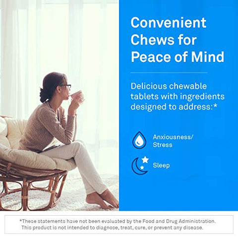 GABA Trex – Comprimidos Mastigáveis de L-Teanina para Reduzir o Estresse – 60 Unidades - NeuroScience