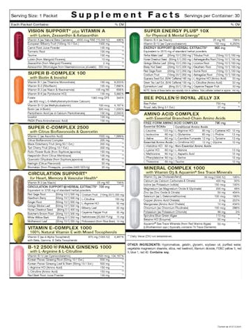 Fresh Start - Super Start – Pacote Diário de Vitaminas Completas | 10X Energia | Marca em Destaque