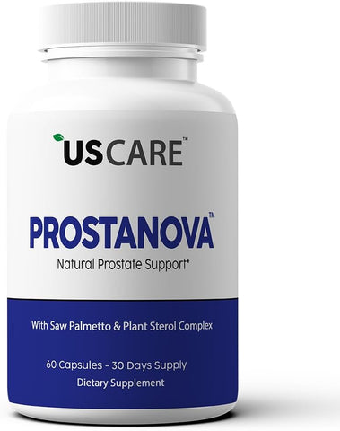 USCare Nutrition - Prostanova – Suporte Natural para a Próstata – 60 cápsulas – 100% Natural – Fórmula Avançada – Saúde Masculina – 60g