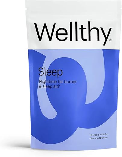 Queimador Noturno de Gordura – Comprimidos para Perda de Peso Feminina – Vitamina B6, Ashwagandha – 60 cápsulas - Wellthy