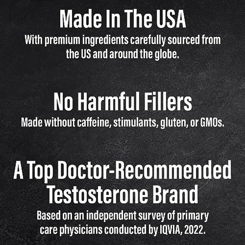 Ageless Male - Max Total Testosterone Booster para Homens, 120 Cápsulas – Aumente sua Testosterona Naturalmente
