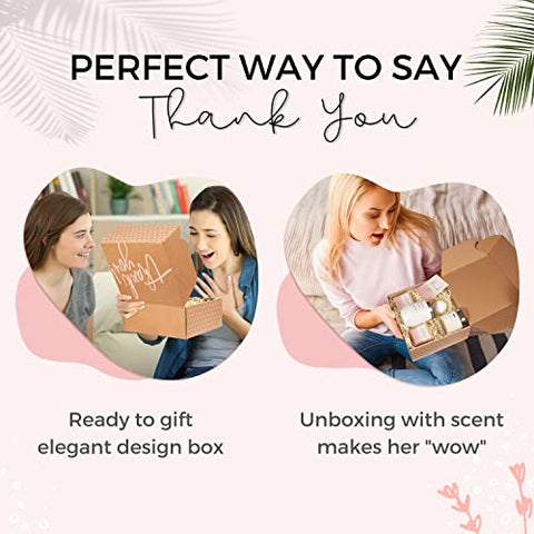 MyMateZoe - Caixa de Presente de Agradecimento para Mulheres – Envie Gratidão com uma Experiência Única de Spa – Melhores Caixas de Presente de Apreciação para Colega de Trabalho, Chefe, Funcionário, Anfitriã, Secretária, Professora, Enfermeira e