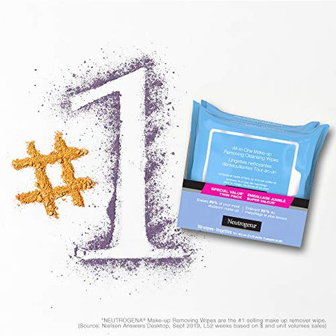 Lenços Demaquilantes, Refil com 25 Unidades (Pack com 6) – Remoção de Maquiagem - Neutrogena