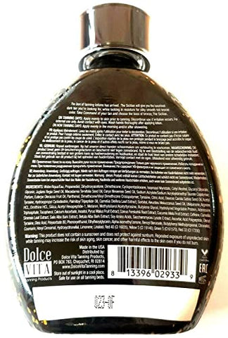 The Sicilian - Bronzeador Gradual 200X Dark Black – Loção Bronzeadora para Pele Radiante – 100g