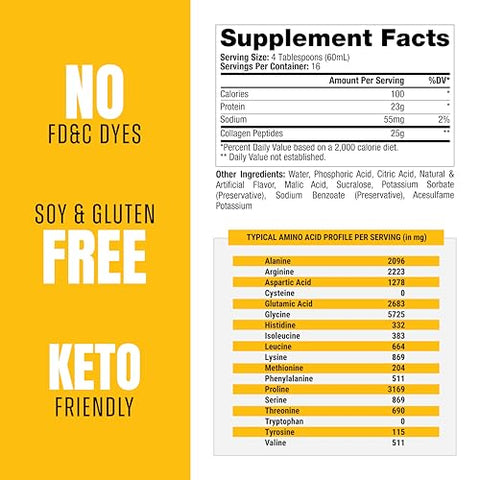 Amino23: Shots de Colágeno Líquido, 23g Proteína de Colágeno Promove Recuperação Pós-Exercício, Pele, Cabelo e Unhas Saudáveis - PROSUPPS