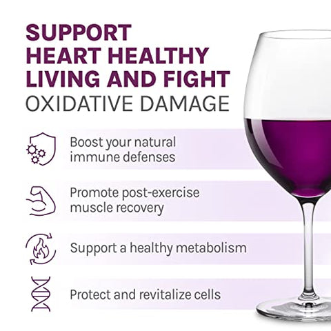 Reserveage Nutrition - Reserveage Beauty Resveratrol 250 mg – Melhor Trans-Resveratrol – Antioxidante Vegano para Células