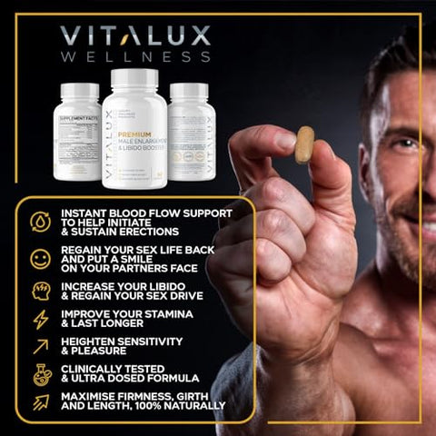 EPN Supplements - VITALUX || Suporte Premium #1 para Ereção – Doseada