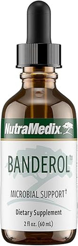 Banderol Tintura Herbal – Microbiana | 30ml | Marca NutraMedix - NutraMedix
