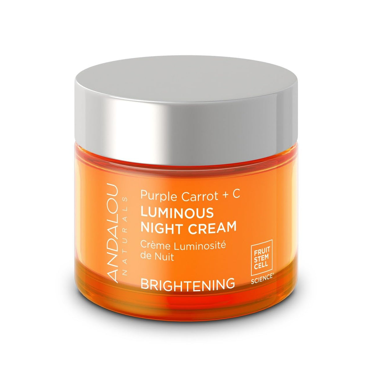 Andalou Naturals - Andalou Natural Creme Noturno Luminoso de Cenoura Roxa C Plus, 50g