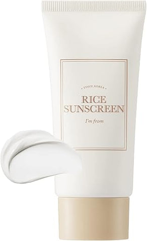 I'm from - [I’m from] Protetor Solar de Arroz 50ml, Físico, extrato de arroz 41%, Óxido de zinco não-nano, Amigo dos recifes, proteção solar para a pele