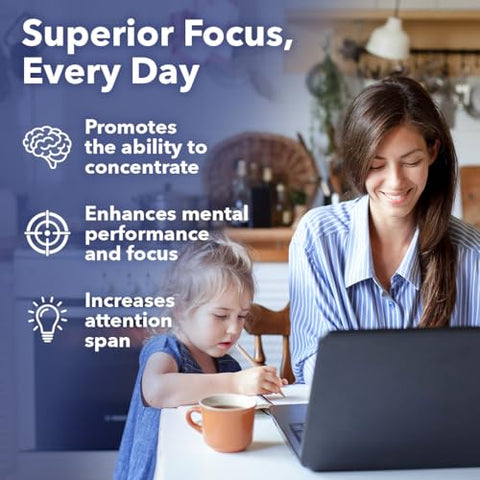 Focus-R: Suplemento de Suporte à Concentração – Todas as Idades – Potencializa o Desempenho Mental - LifeSeasons