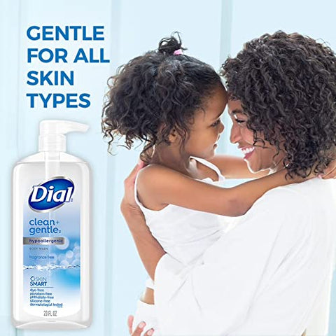 Clean Sabonete Líquido Suave, Sem Fragrância, 680 ml (Pacote com 3) - Dial