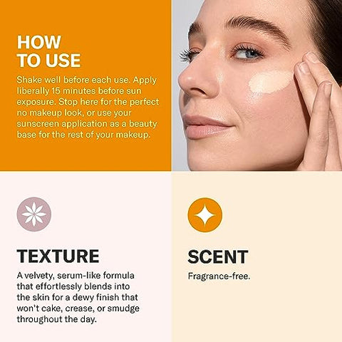 ODACITE - Protetor Solar Tonalizante SPF 50 Flex-Perfecting™ Mineral Drops TWO – 30ml