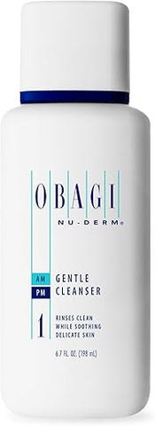 Obagi Nu-Derm Gentle Face Cleanser – Limpeza Facial Diária para Pele Normal a Seca, Remove Suavemente Sujeira, Oleosidade, Maquiagem e Impurezas, 200ml