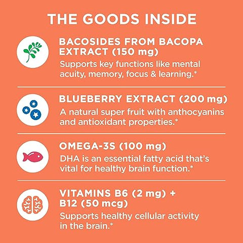 Ultra Strength Softgels para Reduzir o Estresse – GABA, Ashwagandha, L-Theanine e Melissa - OLLY