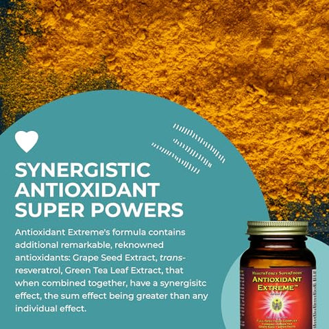 HEALTHFORCE SUPERFOODS - HealthForce SuperFoods Antioxidant Extreme – 60 Cápsulas Veganas – Potente Antioxidante Natural