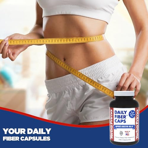 Daily Fiber Formula – 180 caps (Pacote com 2) – Solúvel – Fórmula de Fibra Diária Yerba Prima - Yerba Prima