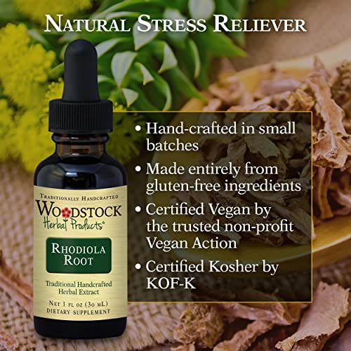 Raiz de Rhodiola, 30 ml – Energia Natural - WOODSTOCK HERBAL PRODUCTS