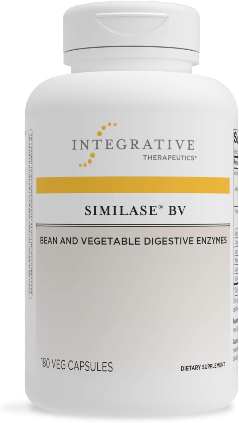 Similase BV – Enzima Digestiva para Digestão de Feijão – 60 cápsulas - Integrative Therapeutics