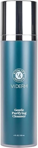 VI DERM - VI Derm – Sabonete Purificante Suave Hidratante, Uso Diário com Aloe Vera, Antioxidantes e Extrato de Casca de Salgueiro, 120 mL