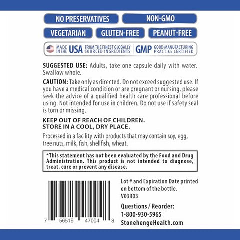 Probióticos 55 Bilhões UFC – 16 Cepas, Prebiótico, Simbióticos Dynamic Biotics – Lactobacillus Acidophilus, Liberação Retardada, Estável em Prateleira, Sem OGM Sem Glúten - Stonehenge Health