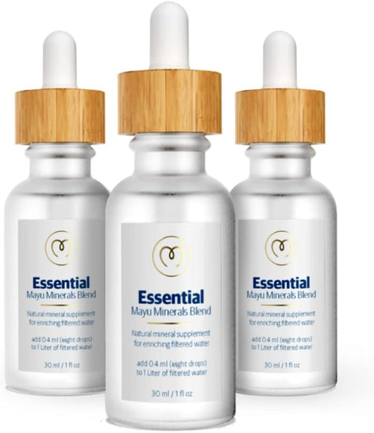 mayu - Mayu Concentrated Ionic Trace Mineral Drops – Rico em Eletrólitos Concentrados: Suplemento de Sódio de Cloreto de Magnésio – Mistura Essencial para Suporte Imunológico – Rico em Nutrientes