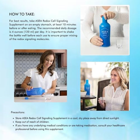 Redox – Suplemento de Sinalização Celular para Energia Celular – 100ml - ASEA
