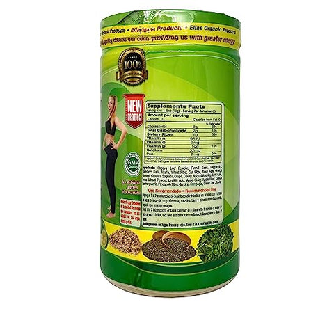 Elias Organic Products - Desintoxicador Colon Detox 100% Natural em Pó Exclusivo de 22 oz (624 g)